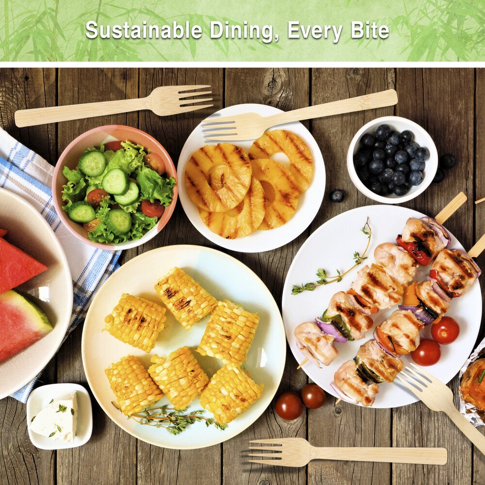 Bamboo Forks Bamboo Forks Bulk for eco-friendly dining